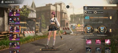 Kang Eunjoo, a Korean woman wearing a white blouse, body straps, and a combat skirt. She holds a Kumdo wooden training sword in her hand.