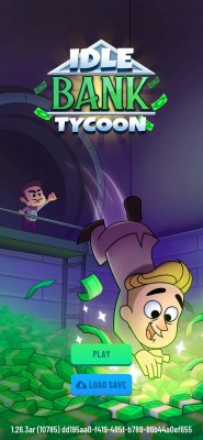 a cartoon character dives into a vault filled with money