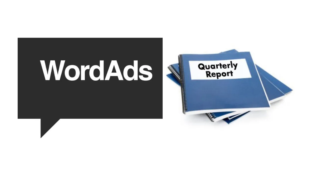 WordAds Revenue for Q1, 2026
