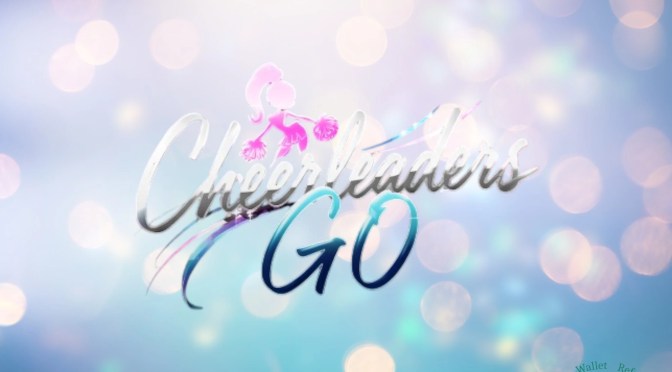 A custom cover image for the mobile strategy simulation game, CheerGirls GO!