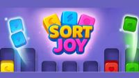 Title page for mobile game "Sort Joy," published by MindMaze LTD.