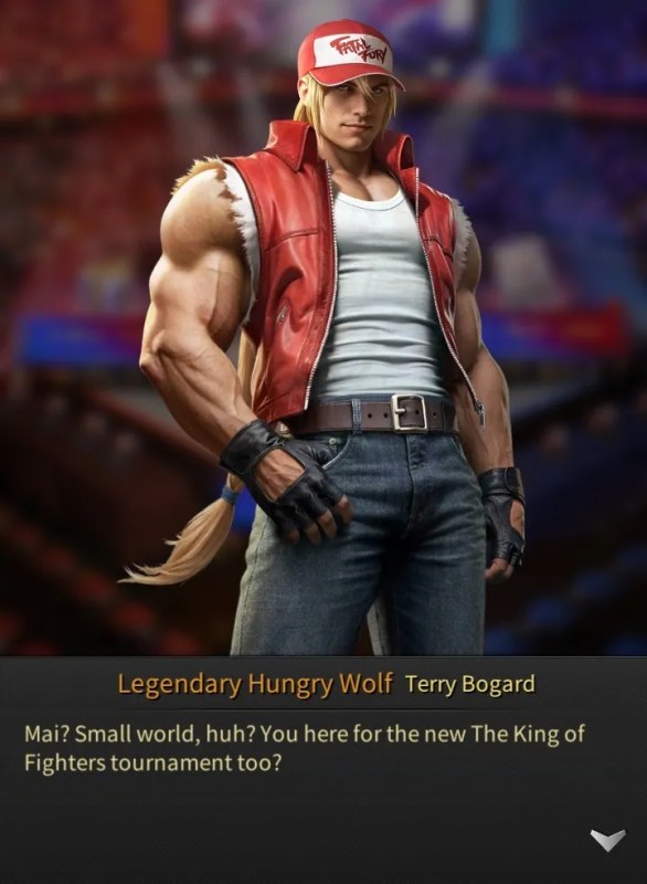 King of Fighters crossover event Terry Bogard