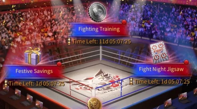 King of Fighters crossover event main event page