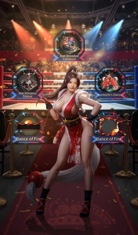 King of Fighters crossover event possible rewards panel